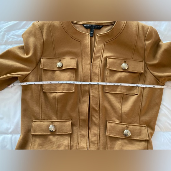 White House Black Market Camel Blazer - Picture 5 of 9